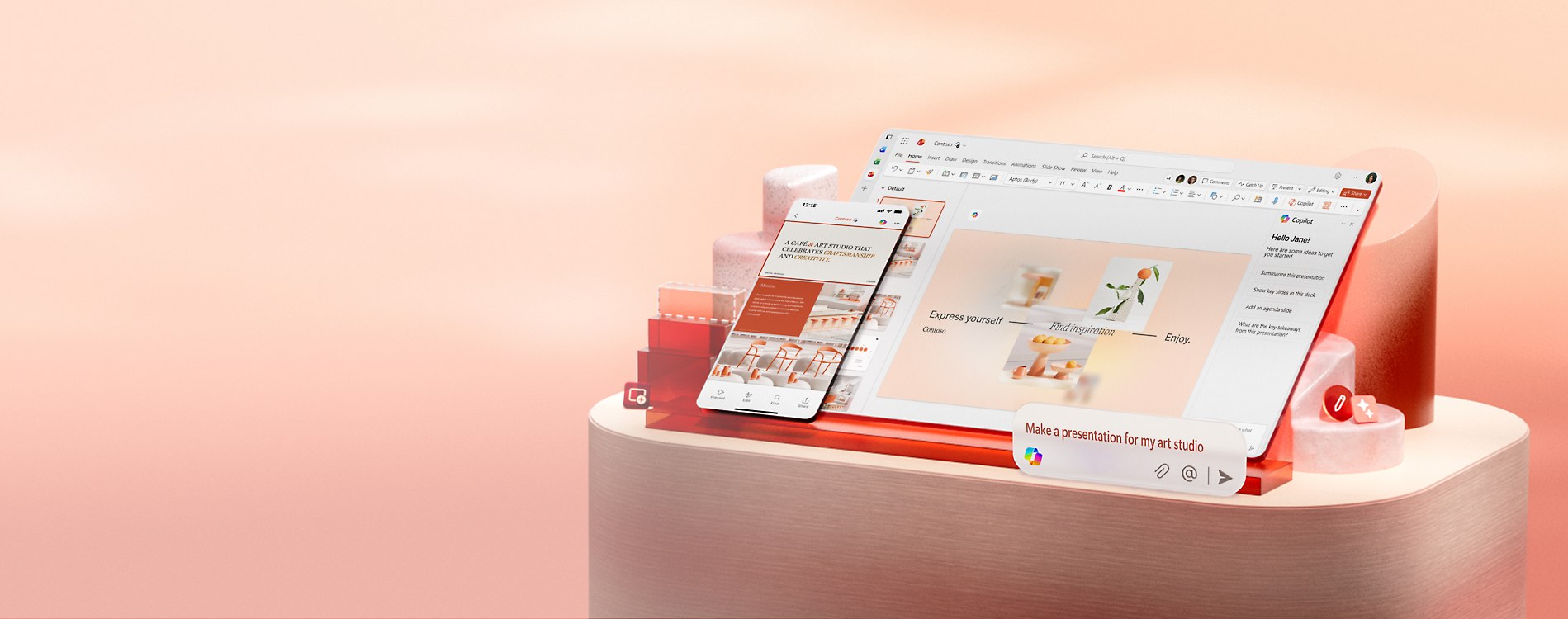 AI로 PPT 만들기, 무료 도구와 사용법 총정리 4 마이크로소프트 파워포인트 공식 페이지의 AI 기반 디자인 소개